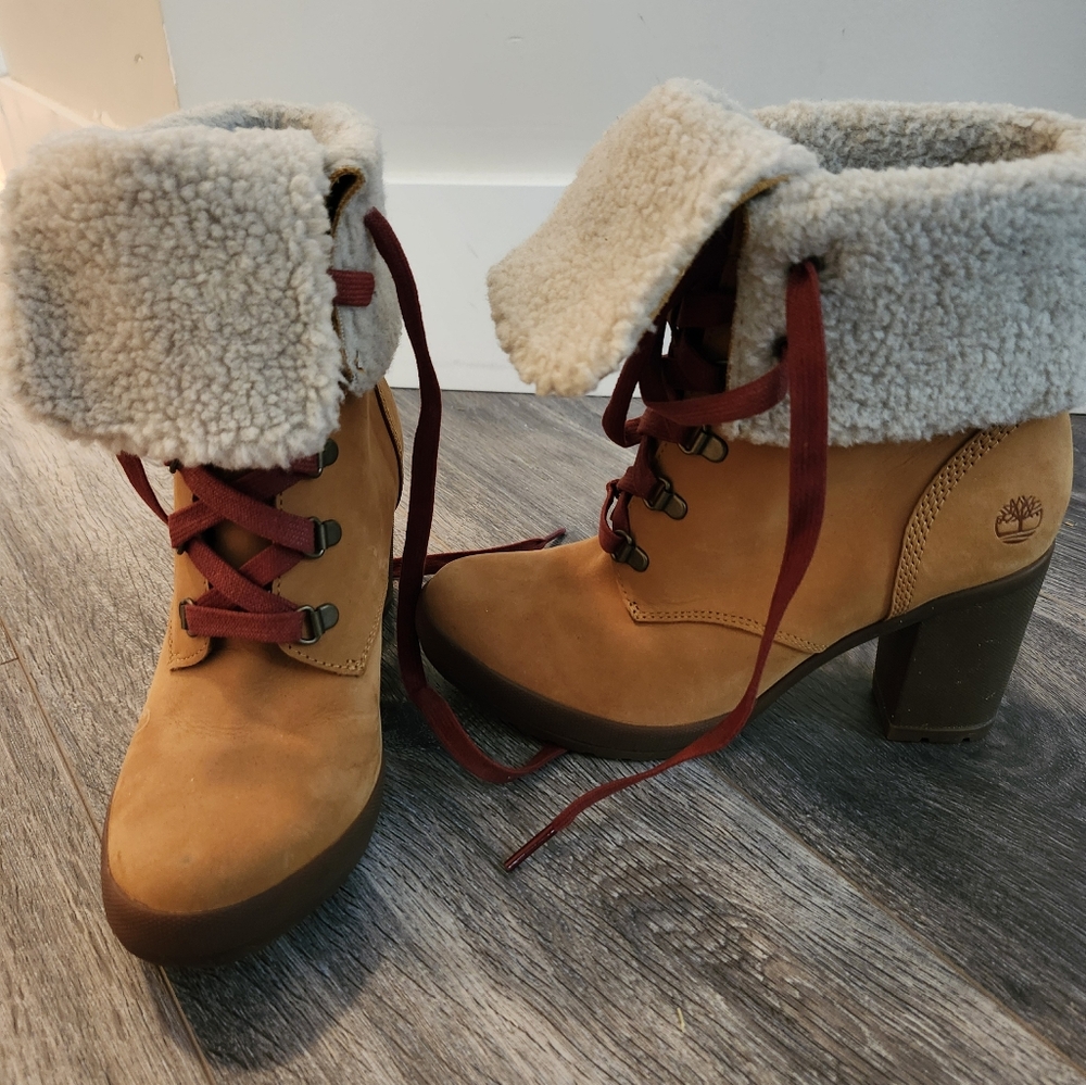 Timberland heeled boots
